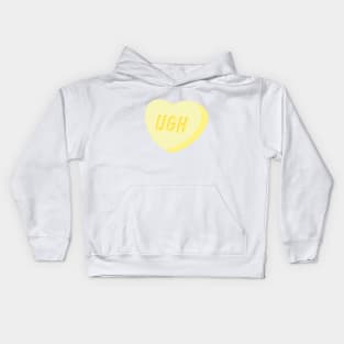 Ugh Kawaii Cute Funny Candy Heart Kids Hoodie